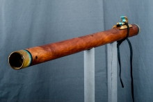 Honduran Rosewood Native American Flute, Minor, Bass G-3, #J33H (5)